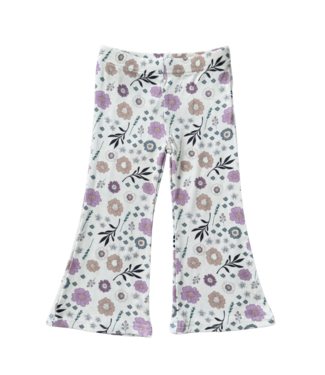babysprouts Winter Floral Flare Pants