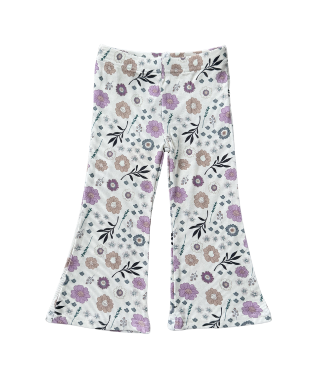 babysprouts Winter Floral Flare Pants