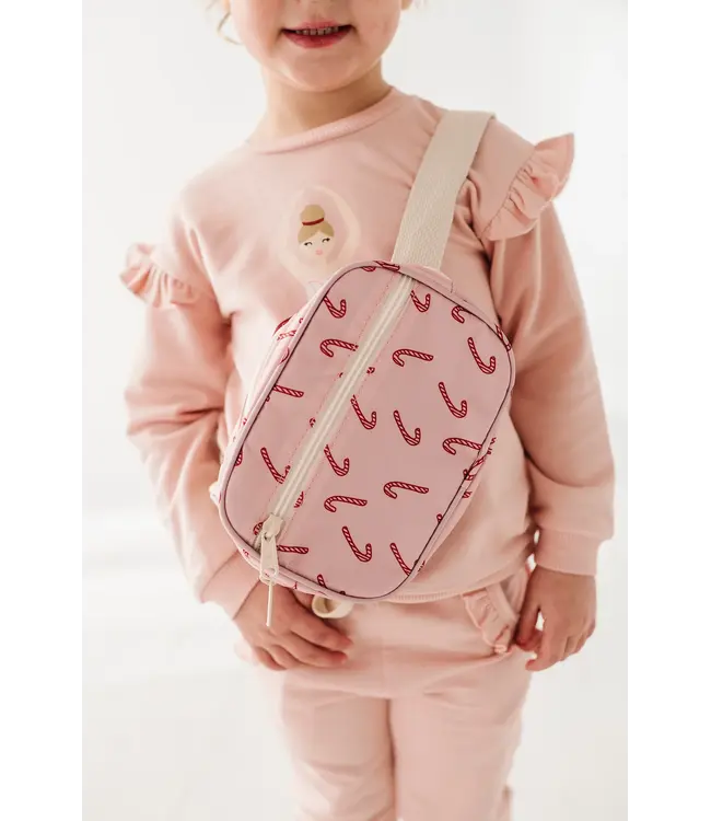 babysprouts Candy Cane Mini Belt Bag