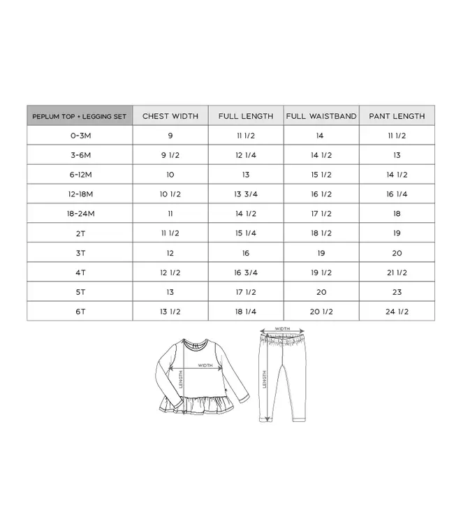 babysprouts Lavender Hair Bow L/S Peplum Set