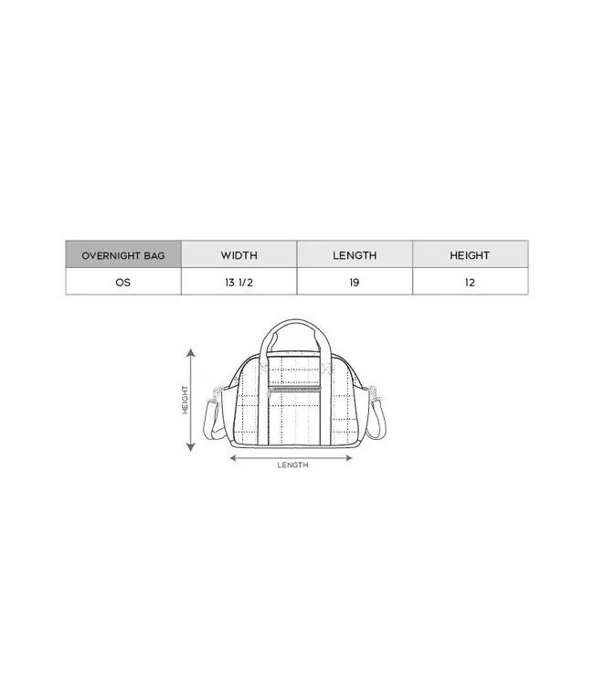 Misty Rose Overnight Bag