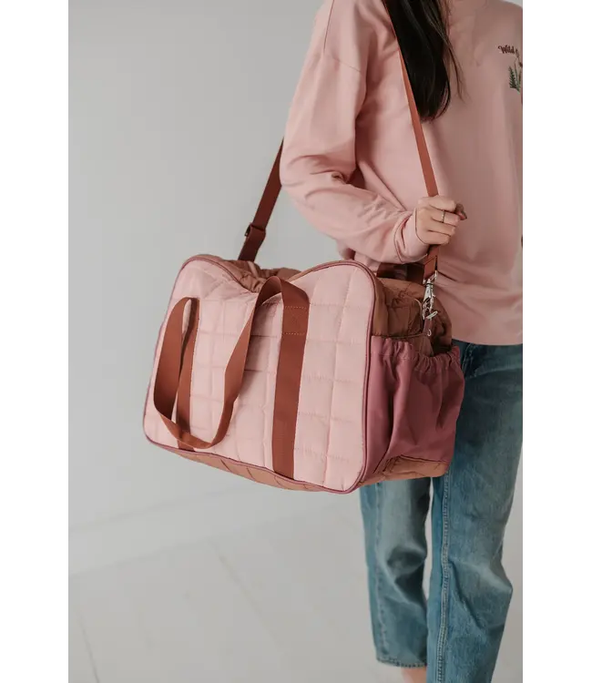 babysprouts Misty Rose Overnight Bag