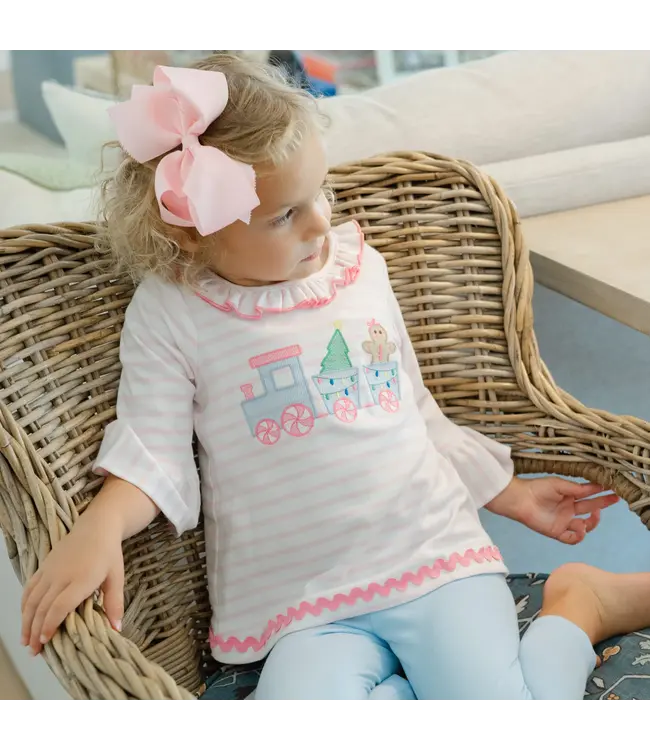 Bailey Boys Gingerbread Express Tunic Pant Set