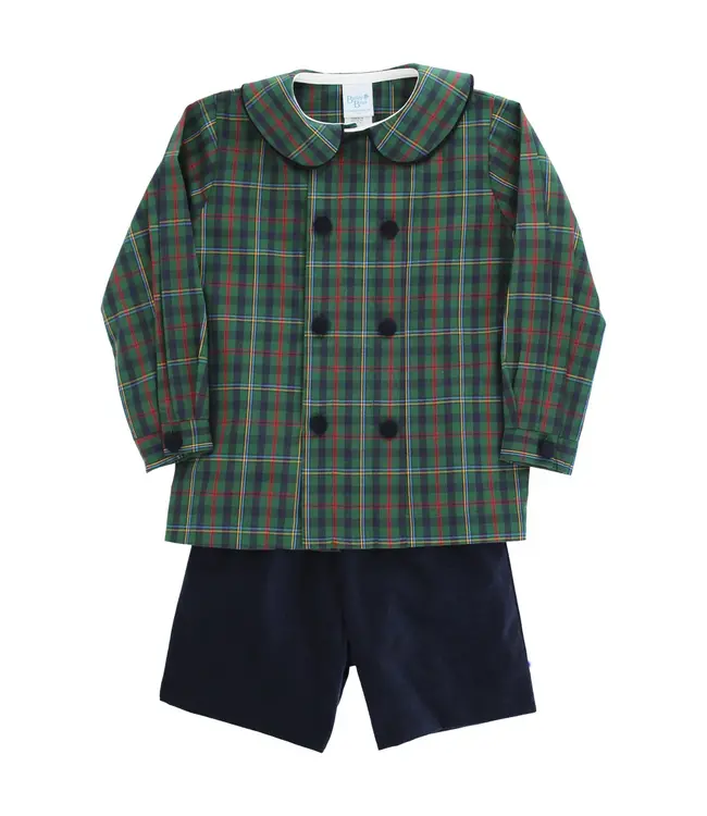 Bailey Boys Watson Plaid Dressy Short Set