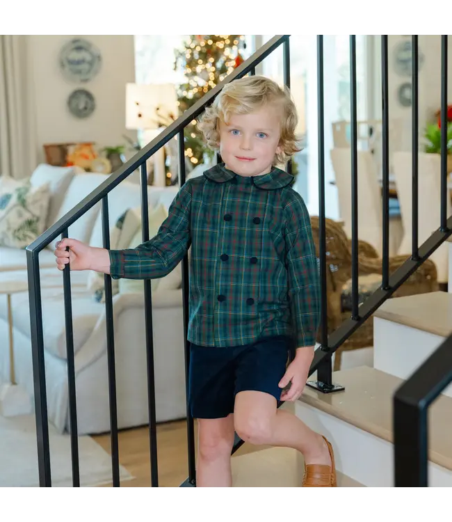 Bailey Boys Watson Plaid Dressy Short Set