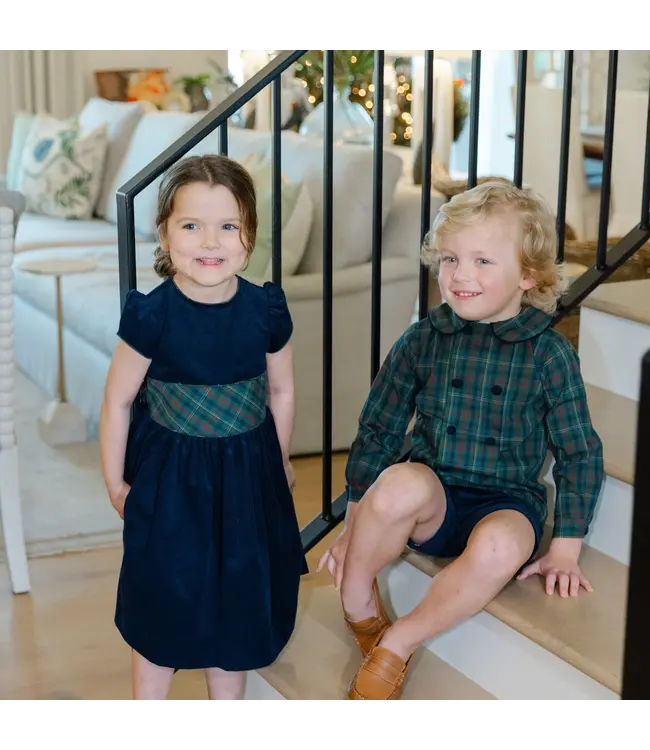 Bailey Boys Watson Plaid Dressy Short Set