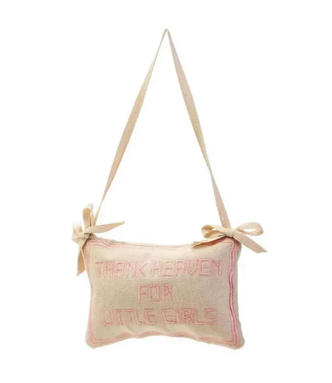 cupcakes & cartwheels Thank Heaven Pillow Door Hanger