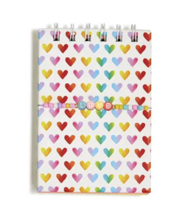 Spiral Notebook and Bracelet Set