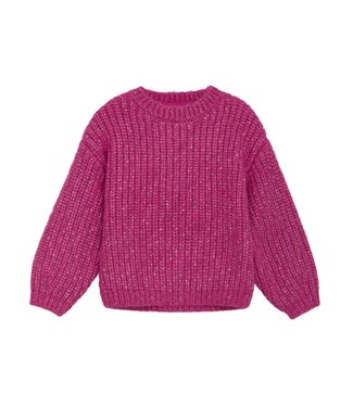 MinyMo Fuchsia Fedora Knit Pullover