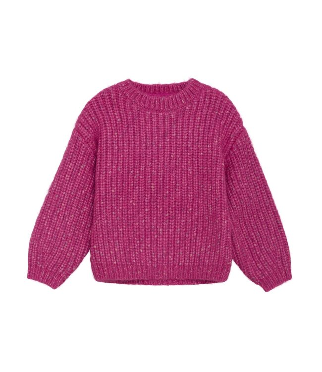 MinyMo Fuchsia Fedora Knit Pullover