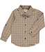 Me & Henry Navy/Gold Plaid Atwood Woven Shirt