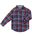 Me & Henry China/Rust Plaid Lined Atwood Woven Shirt