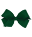 Wee Ones Mini Bow Forest Green