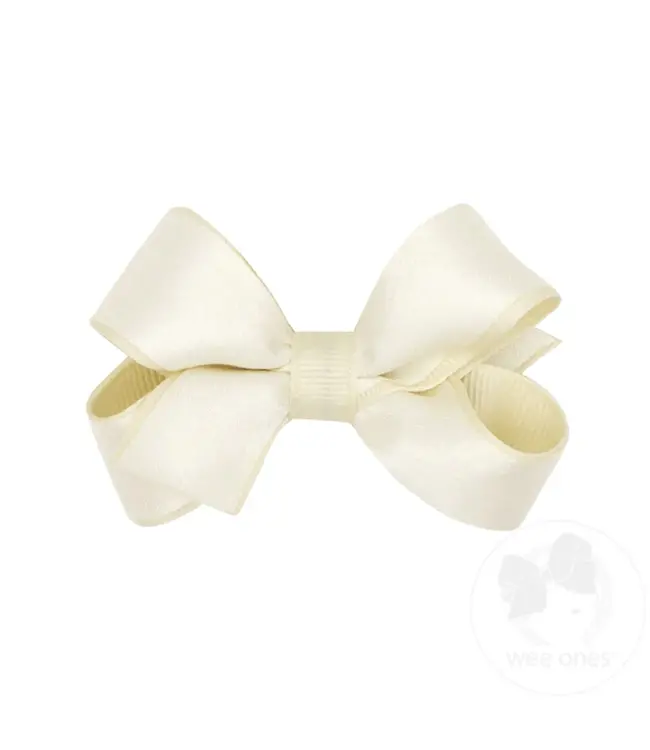 Wee Ones Mini Satin Overlay Bow