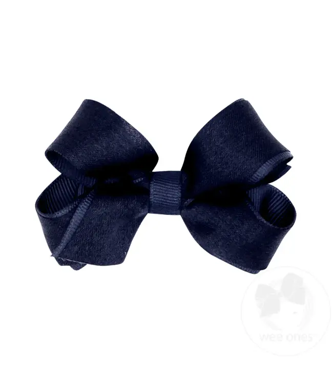 Wee Ones Mini Satin Overlay Bow