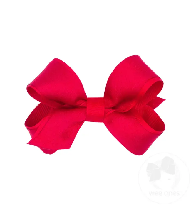 Wee Ones Mini Satin Overlay Bow