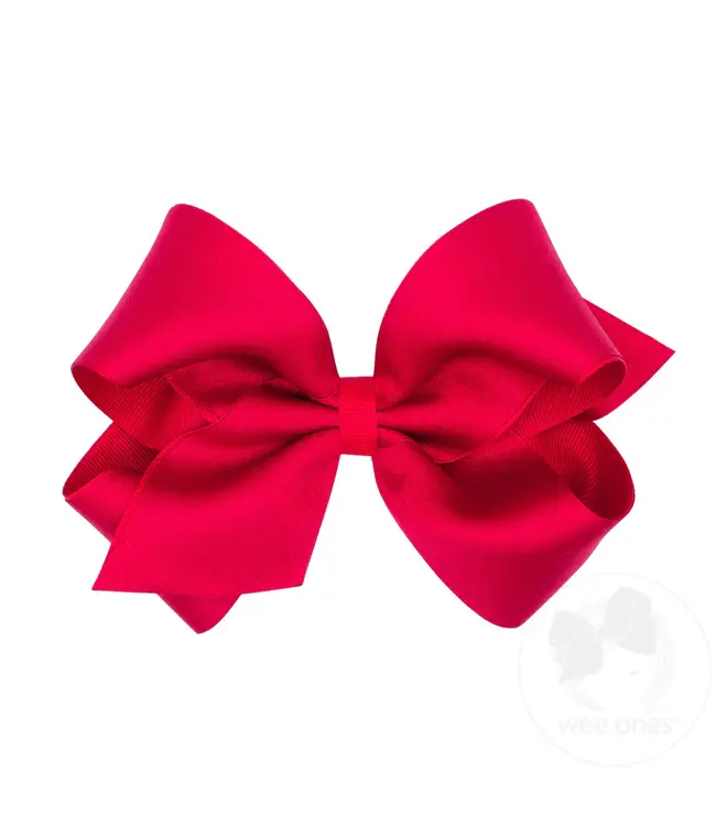 Wee Ones King Satin Overlay Bow