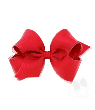 Wee Ones Med Organza Overlay Bow