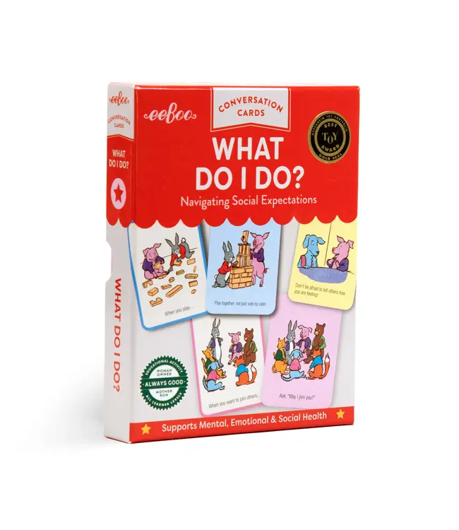eeboo Conversation Cards: What Do I Do?