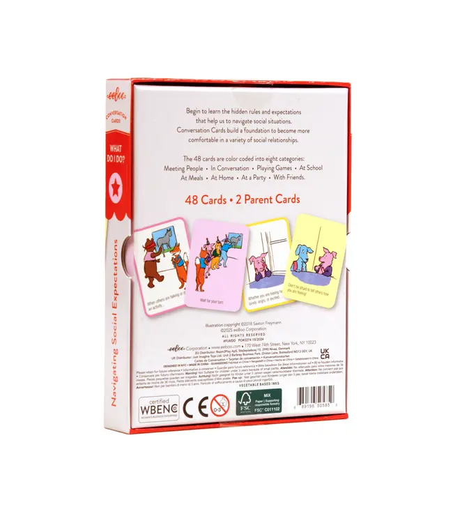 eeboo Conversation Cards: What Do I Do?