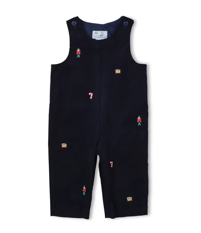 Florence Eiseman Corduroy Longall w/Holiday Embroidery