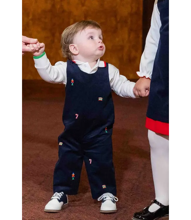 Florence Eiseman Corduroy Longall w/Holiday Embroidery