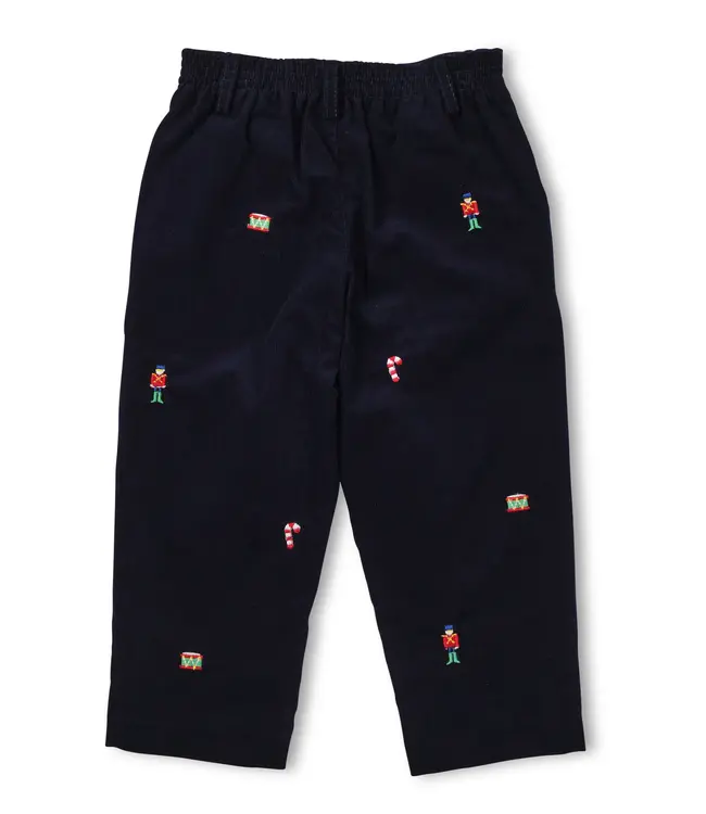 Florence Eiseman Corduroy Pant w/Holiday Embroidery