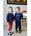 Florence Eiseman Sweater w/ Candy Canes