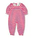 Florence Eiseman Stripe Knit Longall w/Embroidered Holly