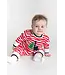 Florence Eiseman Stripe Knit Longall w/Dino & Christmas Tree