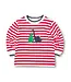 Florence Eiseman Stripe Knit Shirt w/Dino & Christmas Tree