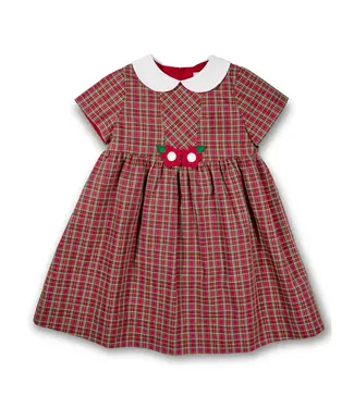 Florence Eiseman Plaid Dress w/Flowers