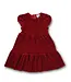 Florence Eiseman Stretch Velvet Dress w/Tulip Sleeves