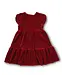 Florence Eiseman Stretch Velvet Dress w/Tulip Sleeves
