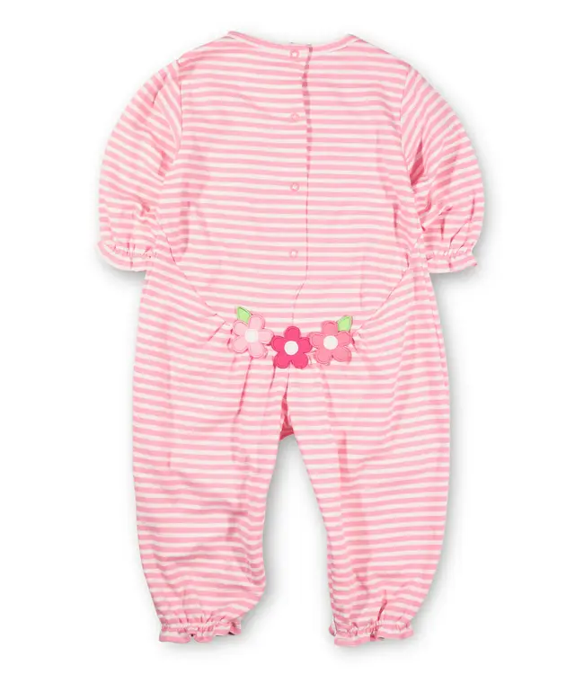 Florence Eiseman Stripe Knit Longall w/Flowers