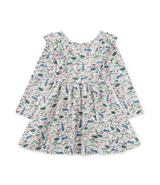 Tea Collection Rabbit Ruffle Shoulder Ballet Dress