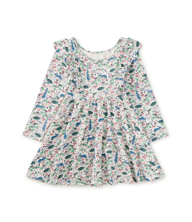 Tea Collection Rabbit Ruffle Shoulder Ballet Dress