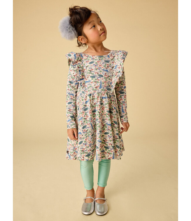 Tea Collection Rabbit Ruffle Shoulder Ballet Dress