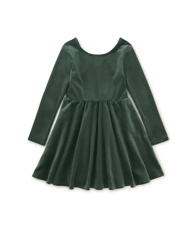 Tea Collection Pine Needle Velour Ballet Dress