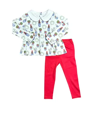Heyward House Christmas Planters Play Shirt and Leggings