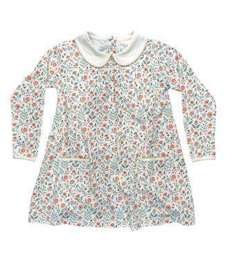 Heyward House Fall Floral L/S Pocket  Twirl Dress