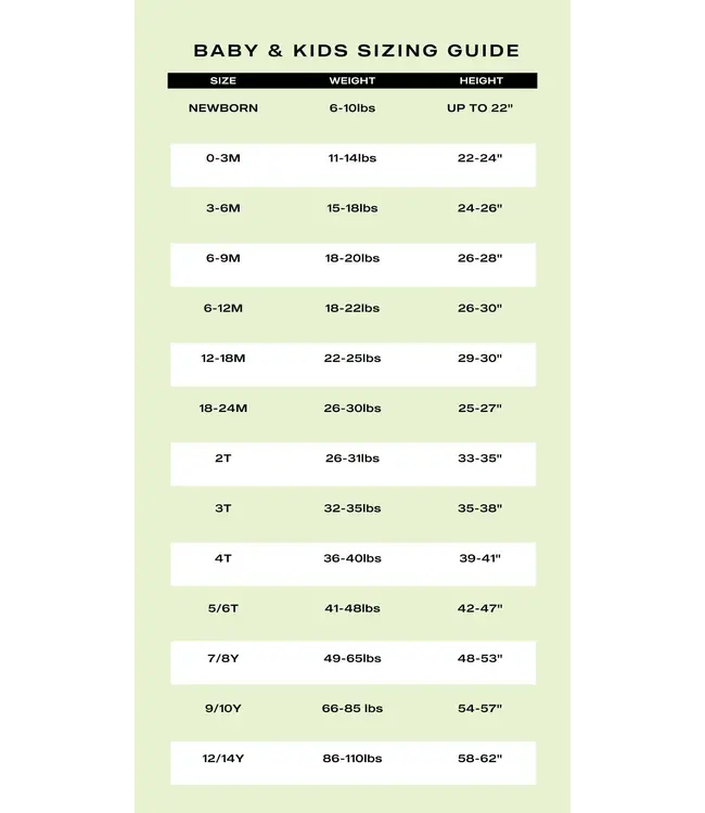 LEV baby Brady Zip Footie