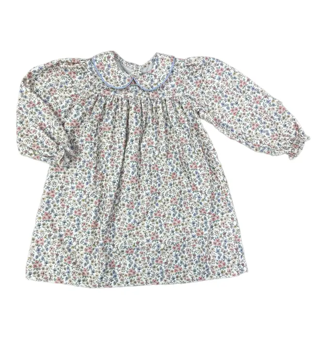 love george Blue Floral Cord Dress
