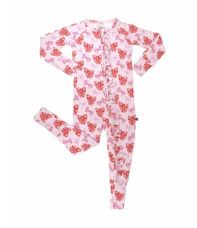 LEV baby Catalina Ruffled Convertible Romper