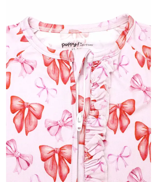 LEV baby Catalina Ruffled Convertible Romper