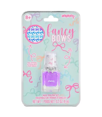 Iscream Fancy Bows Nail Polish w/ Ring Set