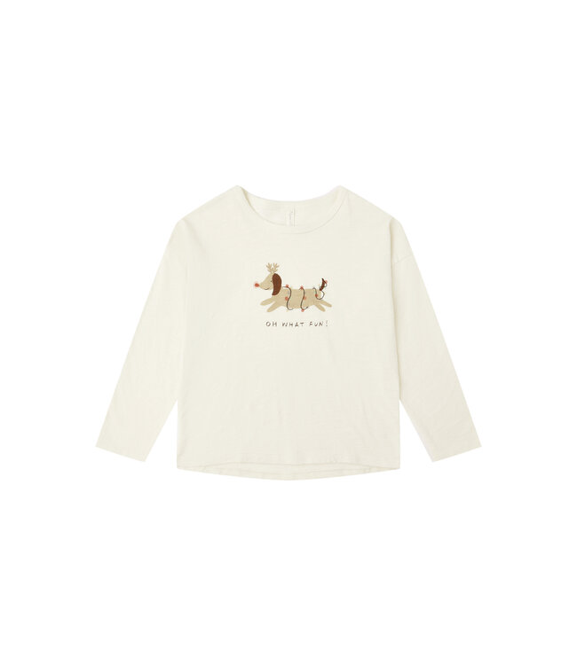Rylee & Cru Ivory Oh What Fun Tee