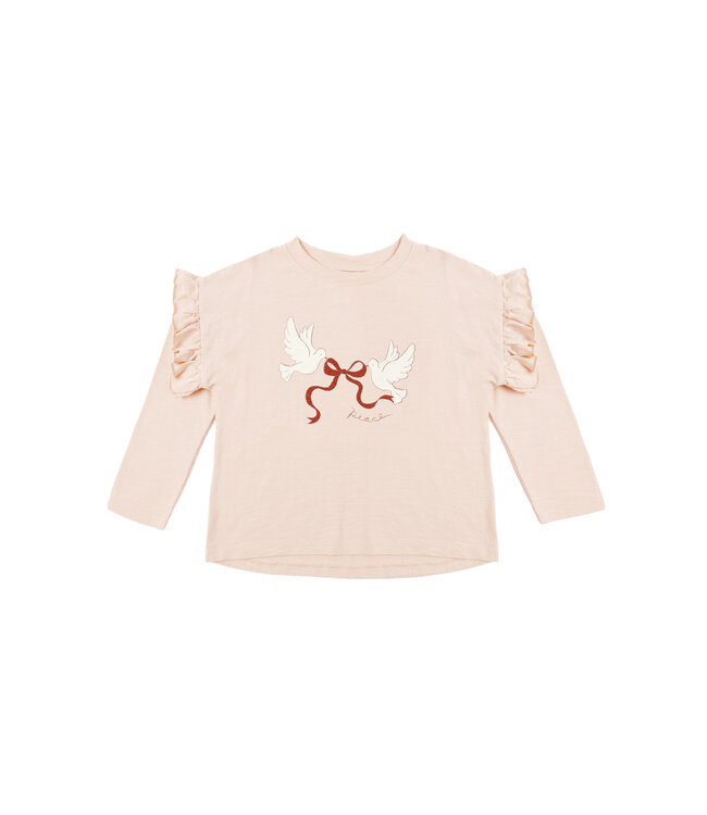 Rylee & Cru Petal Peace Ruffle L/S Tee