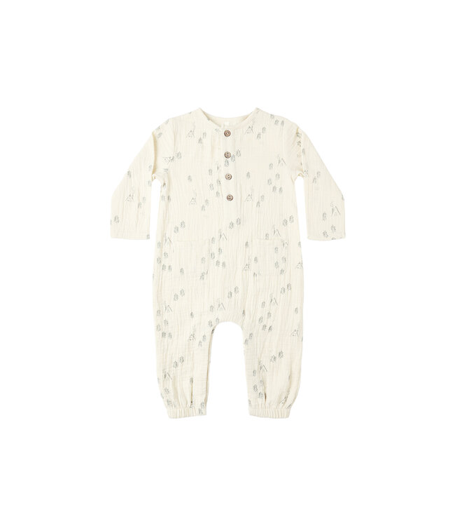 Rylee & Cru Natural L/S Woods Jumpsuit