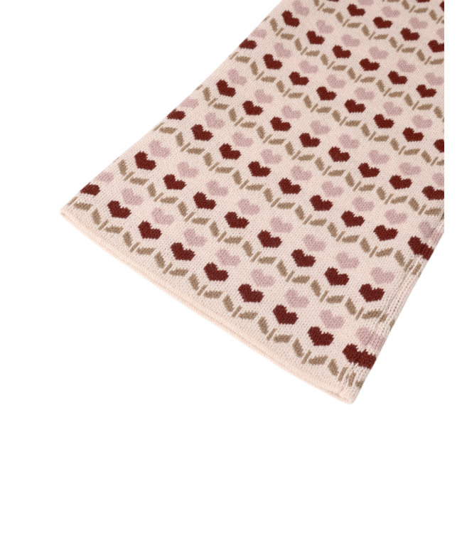 Rylee & Cru Petal Jacquard Knit Ruby Hearts Set